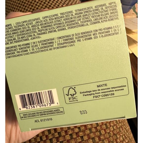 Darphin Ideal Resource Renewing Pro Vit C & E Oil Concentrate 60 Capsules New - Picture 2 of 2